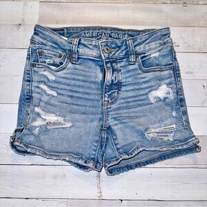 American Eagle Next Level Stretch Jean Short Size 0